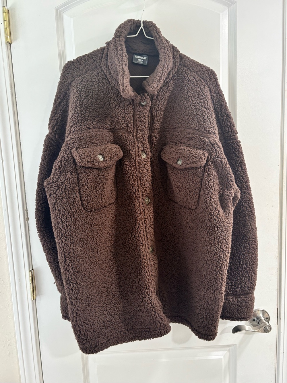 32 Degrees Brown Teddy Sherpa Jacket